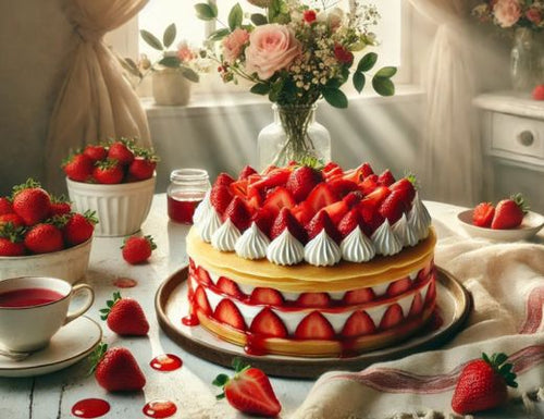 Image of Strawberry Crepe Cake