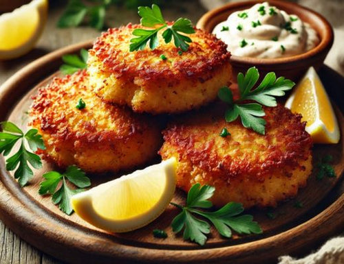 Image of Hearts of Palm Cakes with Creole Remoulade