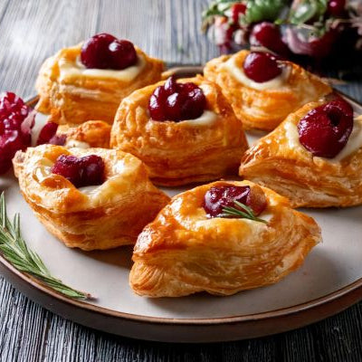 Image of Cherry and Brie Puff Pastry Bites