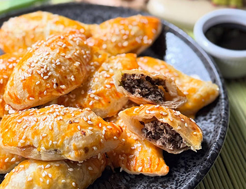 Chinese Baked Mushroom Dumplings