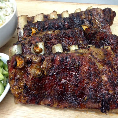 Image of Honey Jalapeño Glazed Ribs