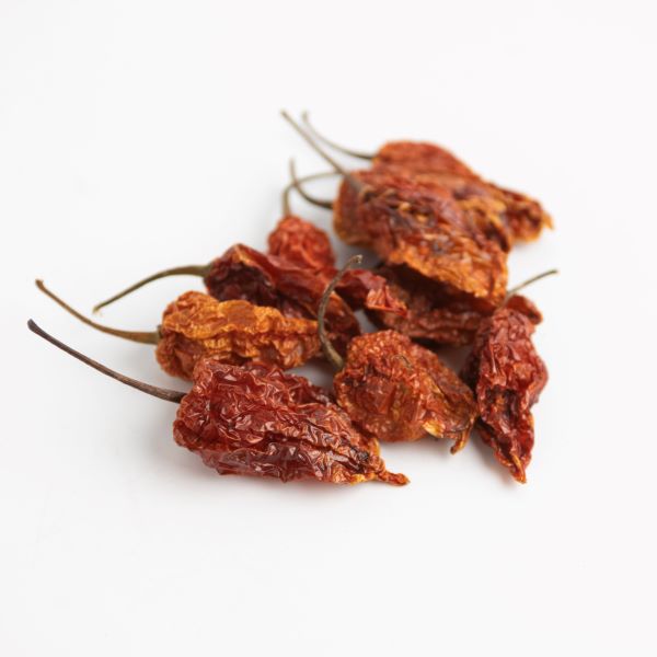 Image of Dried Bhut Jolokia Ghost Peppers Vegetables