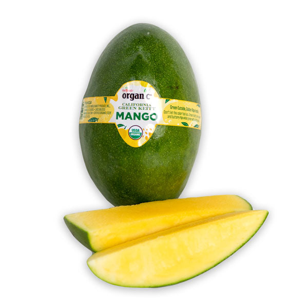 Image of  3 count Organic Green Keitt Mangos Fruit