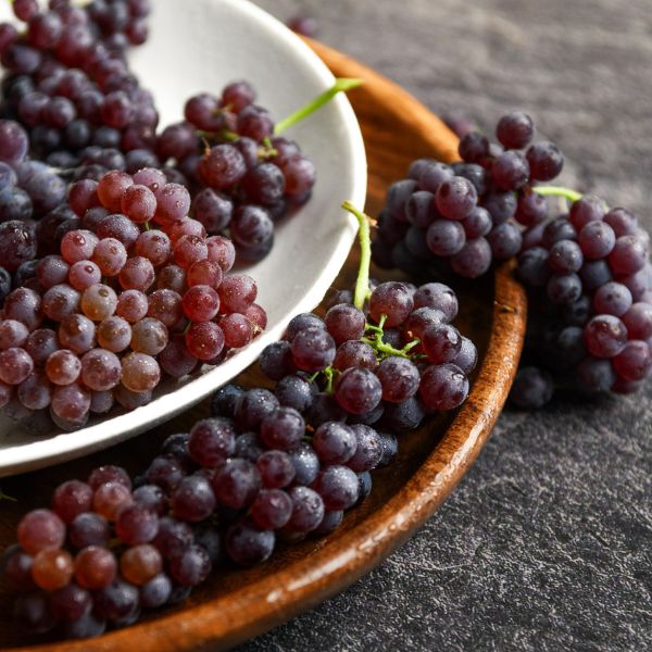 Image of Champagne Grapes styled