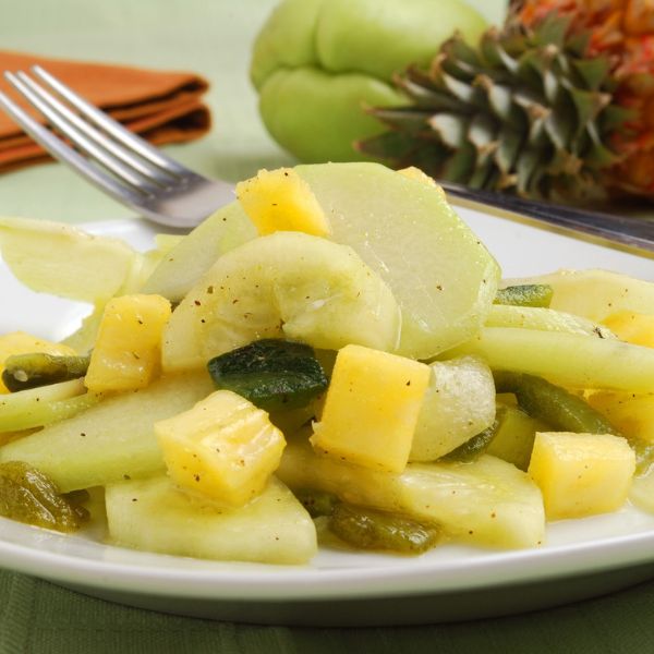 Image of Chayote and Poblano Chile Slaw