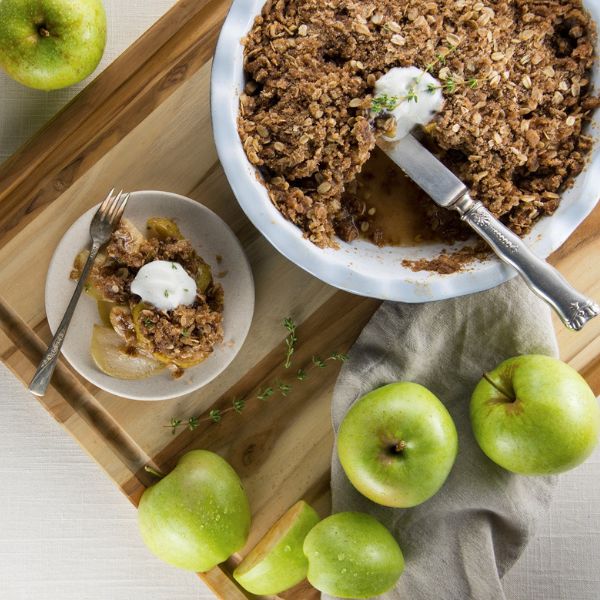 Image of Green Dragon Apple Crumble