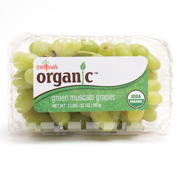 Image of Organic Green Muscatos™ Grapes Fruit