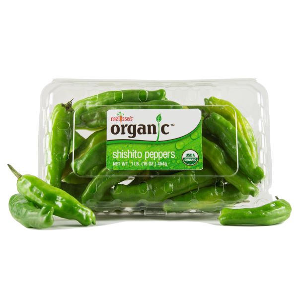 Image of Organic Shishito Peppers 1 LB Clam