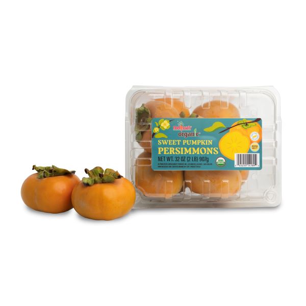 Image of  2 Pounds Organic Sweet Pumpkin Persimmons Fruit