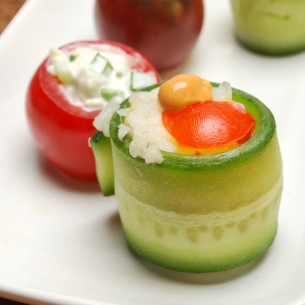 Image of Stuffed Baby Heirloom and Cucumber