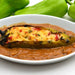 Image of Stuffed Roasted Cubanelle Peppers with Chipotle Red Bell Pepper Sauce