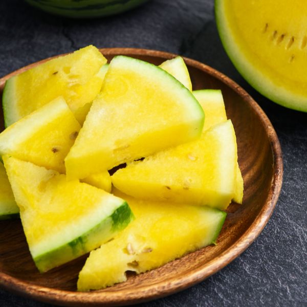 Image of Organic Mini Yellow Seedless Watermelon