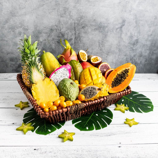 Image of  Deluxe Exotic and Tropical Fruit Basket Other