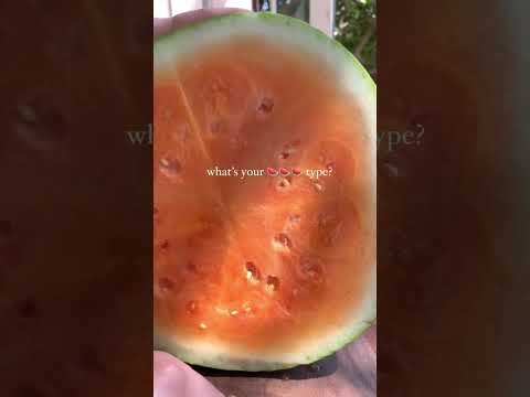 Different colored watermelons