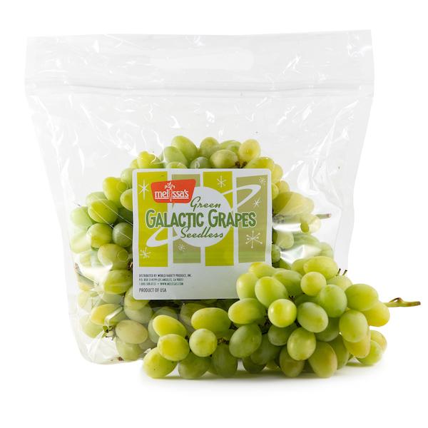 Fresh Organic Green Seedless Grapes, 2 lb Package