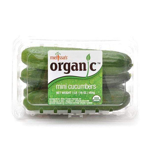 Organic Mini Seedless Cucumbers, 6 each